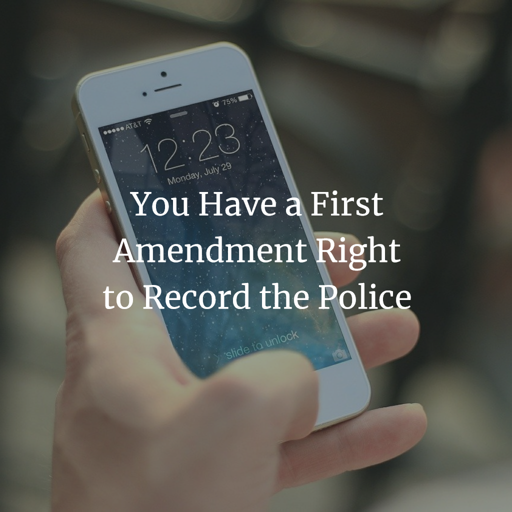 Is it Legal or Illegal to Record the Police? Rigney Law