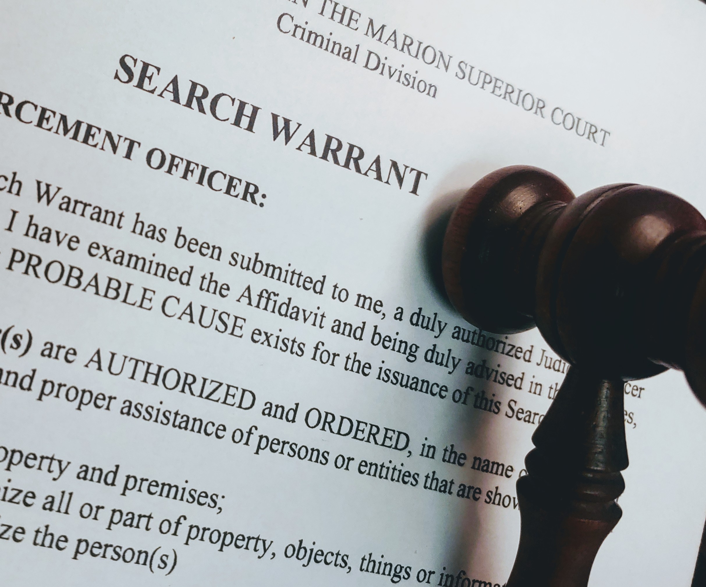 why police need a search warrant to conceal contraband